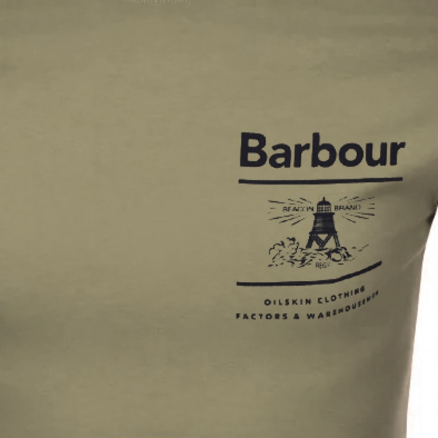 Alternative Image for ProductBarbour Chanonry T Shirt Green3